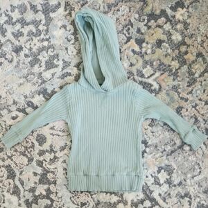 Kate Quinn Ribbed Hoodie - Light Green